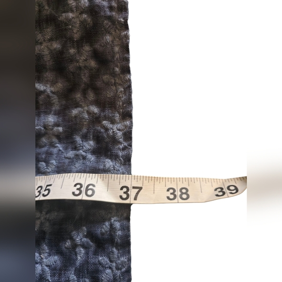 Lungo L'Arno Blue Linen Shift Dress Sz. S Blue Made in Italy - Picture 6 of 11